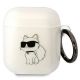 Karl Lagerfeld KLA2HNCHTCT Airpods 1/2 Abdeckung transparent Ikonik Choupette