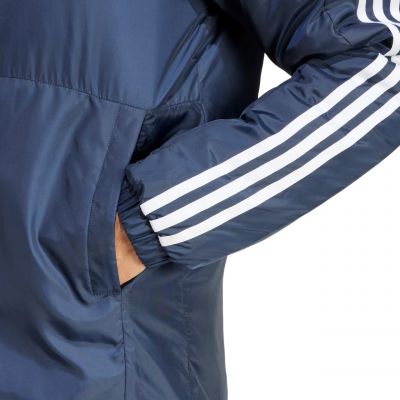 6. adidas Essentials 3-Streifen Isolierte Kapuzenjacke M IS1278
