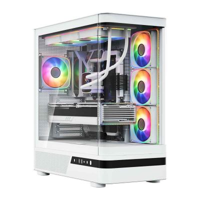 MODECOM VOLCANO AQ 100 ARGB MIDI-HÜLLE WEISS