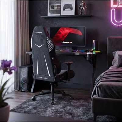 4. Gaming-Schreibtisch Huzaro Hero 2.4 RGB Black