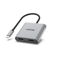 Unitek V1404A USB-C auf 2x DP 1.4 8K 60Hz Adapter