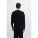 5. BOSS Pacello-L BLU Pullover mit V-Ausschnitt (50506042-404)