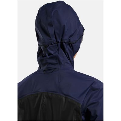 6. Damen-Regenjacke Odlo X-ALP WATERPROOF PRO Jacket, marineblau