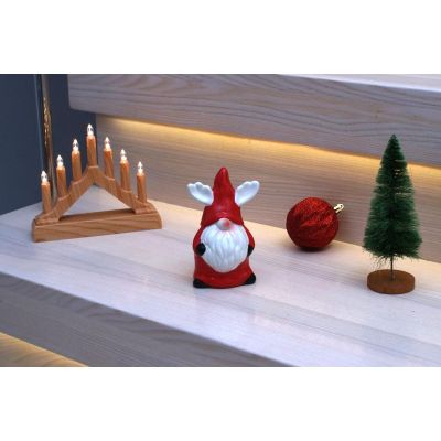 4. Wikinger-Weihnachtsmannfigur, 7,5 x 6 x 11,5 cm