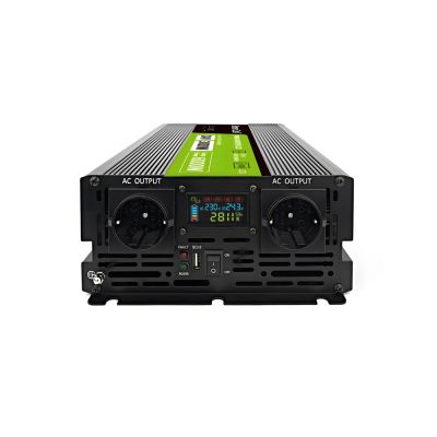 9. Green Cell LCD-Wechselrichter 24V/230V 3000W/6000W Reiner Sinus INVGC24P3000LCD