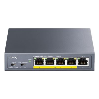 2. PoE-Switch/Extender PoE40 4-Port + 1x Uplink-Cudy