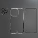3. SBS-Set mit D3O-Technologie für iPhone 16 Pro - Hülle + Display- und Kameraschutz aus Glas - transparent