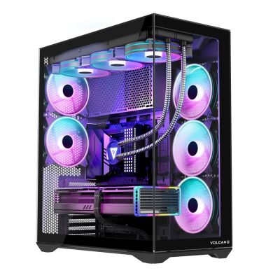 9. MODECOM VOLCANO SPACE XL FULL TOWER NF CASE SCHWARZ