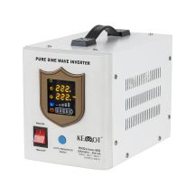 KEMOT PROsinus-500 Notstromversorgung, reiner Sinuswellenwandler mit Ladefunktion 12 V/230 V 500 VA/300 W