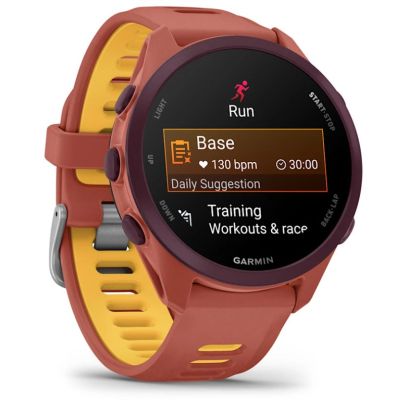 3. Garmin Forerunner 170 42,6 mm Musik Rot Pink Mango Uhr