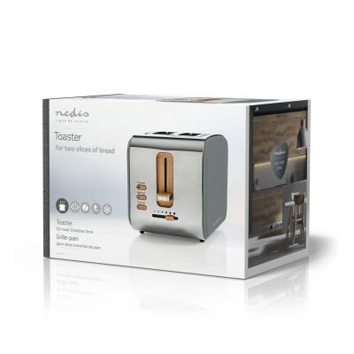 5. Nedis KABT510EGY Toaster Grau