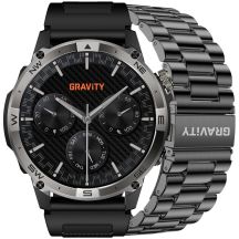 Smartwatch Gravity Schwarzes Armband + Armband GT46-1
