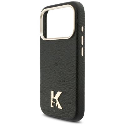 6. Karl Lagerfeld MagSafe Hülle mit Karl-Kopf-Logo für iPhone 17 Pro – Schwarz