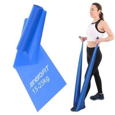 10. Trainingstape für Pilates-Übungen, 2000 x 150 x 0,550 mm, 15–25 kg, blau