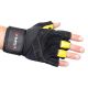 11. Turnhandschuhe Schwarz/Gelb HMS RST01 Größe XL
