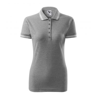 3. Adler Urban W MLI-22012 Poloshirt Dunkelgrau Melange