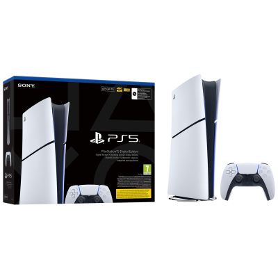 13. SONY PS5 Digital 825GB Konsole + 2 DS5 Controller