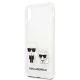 6. Karl Lagerfeld Karl & Choupette iPhone Xs Max Hülle - Transparent