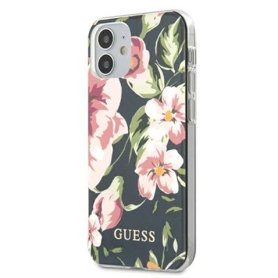 Guess GUHCP12SIMLFL03 iPhone 12 mini 5.4" Navy/Navy N°3 Flower Collection