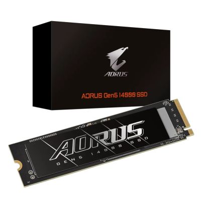 6. 2 TB Gigabyte AORUS 14000 M.2 NVMe Gen5 SSD, 14500/12700 MB/s