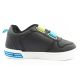 4. Leomil Sonic Kinder Sportschuhe Leichte Sneakers mit Klettverschluss Schwarz