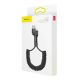 6. Baseus Fish Eye Feder USB-A / Lightning 2A Kabel 1m - schwarz