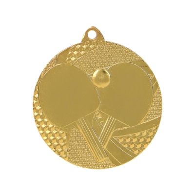6. Goldmedaille – Tischtennis – Stahlmedaille