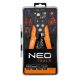 2. NEO TOOLS Automatische Abisolierzange 205 mm, Frontausführung + 230 Kabelverbinder
