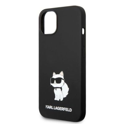 6. Karl Lagerfeld Choupette-Silikonhülle für iPhone 14 Plus – Schwarz