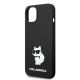 6. Karl Lagerfeld Choupette-Silikonhülle für iPhone 14 Plus – Schwarz