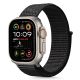 Tech-Protect Nylonarmband für Apple Watch 44 / 45 / 46 / 49 mm – Schwarz