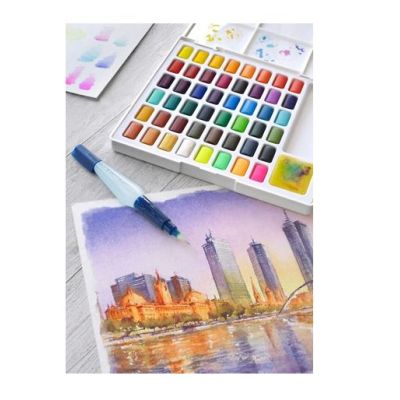 3. Faber-Castell 169748 wasserbasierte Farbe Multi Palette 48 Stück.