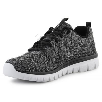 3. Skechers Graceful Twisted Fortune M 12614-BKW Schuhe