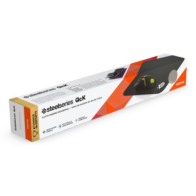 5. Steelseries QcK+ Mauspad 450x400x2mm (Schwarzer Stoff)