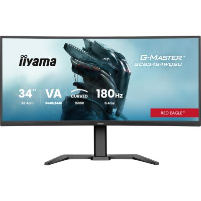 2. IIYAMA Monitor 86,4 cm (34") GCB3484WQSU-B1 21:9 2xHDMI+2xDP+USB-C Curved