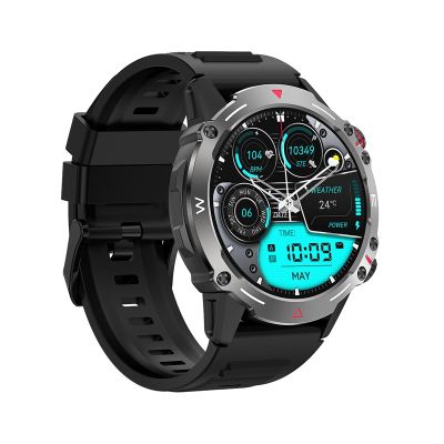 3. VELTORI VT110-1 Smartwatch Schwarzes Silikonarmband