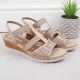 21. Bequeme Keilsandaletten Remonte W RKR667 Roségold