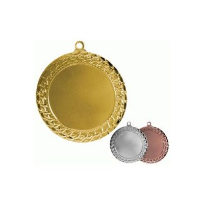5. Goldmedaille mit Platz für ein 50-mm-Emblem – Stahlmedaille