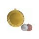 5. Goldmedaille mit Platz für ein 50-mm-Emblem – Stahlmedaille