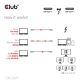 6. CLUB3D CAC-2501 Thunderbolt-Kabel 1 m 120 Gbit/s Schwarz