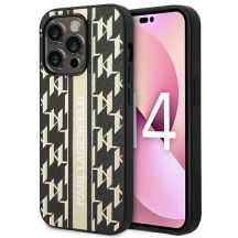 Karl Lagerfeld KLHCP14XPGKLSKW iPhone 14 Pro Max 6,7" Hardcase braun / braun Monogram Stripe