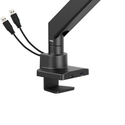 6. Manhattan 462594 Monitorhalterung/Ständer 144,8 cm (57") Schreibtisch Schwarz