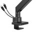 6. Manhattan 462594 Monitorhalterung/Ständer 144,8 cm (57") Schreibtisch Schwarz