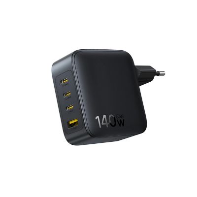 2. Baseus EnerFill FH11 GaN 140W Wandladegerät 3xUSB-C + 1xUSB-A - Schwarz