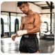 10. Schwarze Muay-Thai-Shorts für Herren V1 COMBATWEAR | DBX Bushido