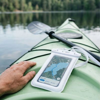 6. Tech-Protect UWC7 6,9" wasserdichte Hülle - Weiß