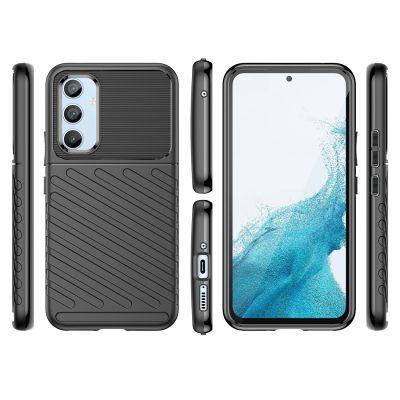 2. Thunder Case Hülle für Samsung Galaxy A54 5G Silikon Panzerhülle blau