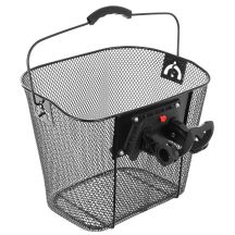 Fahrradkorb vorne, Klickmontage, schwarz