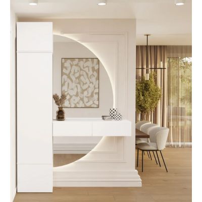 7. Schrank HAGA 1SZ Weiß