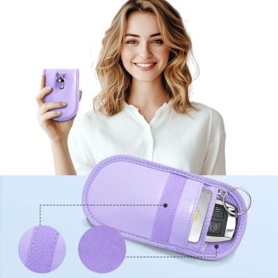 4. Tech-Protect KLR100 RFID-blockierendes Autoschlüsseletui – Lila
